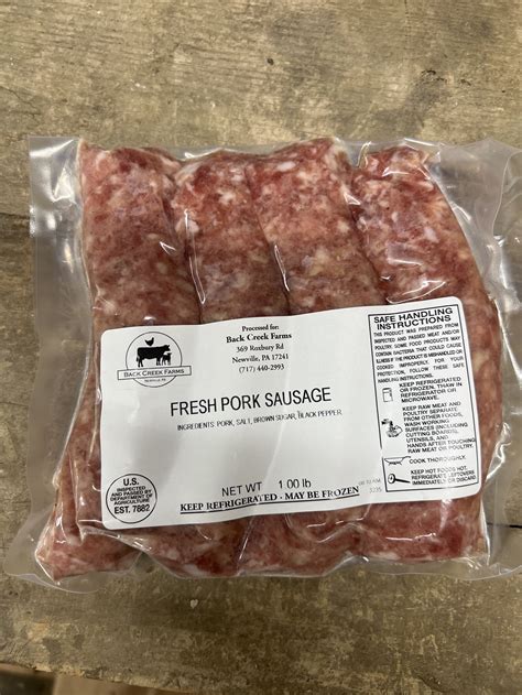 Fresh Pork Sausage — Medford Cattle Farms