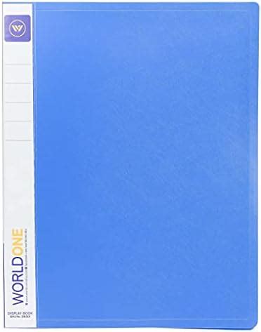 Worldone Display Book File, 0.8 mm Virgin PP for Documents with 20 ...