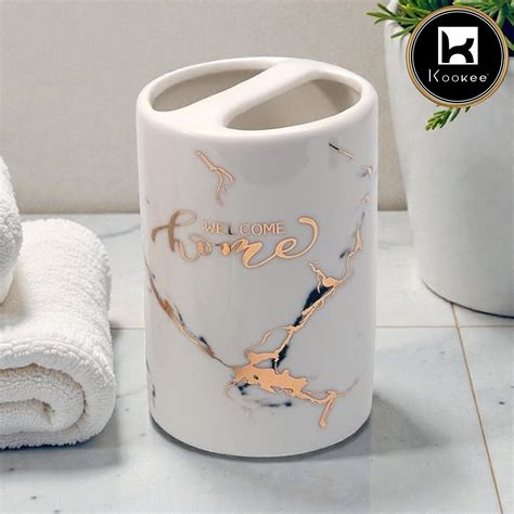 Buy the Best Toothbrush Holders for Bathroom Ceramic In India – Kookee.in