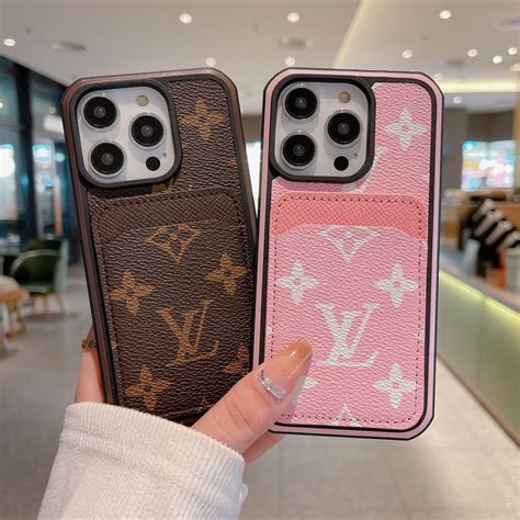 Louis Vuitton Phone Case Card Holder Fashion Leather for iPhone