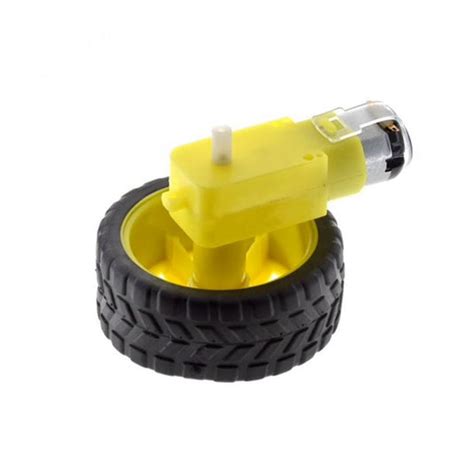 Mini Smart Car Gear Motor Wheel Set by ThinkRobotics – ThinkRobotics.com