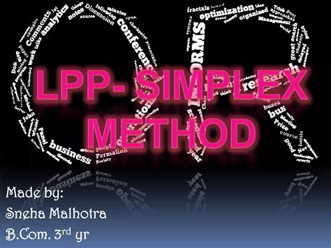 Image result for LPP Simplex Method Problems
