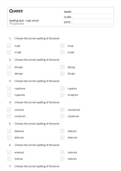50+ Grammar and Mechanics worksheets for 5th Class on Quizizz | Free ...