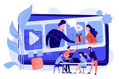 Visual storytelling concept vector illustration. | Stock vector | Colourbox