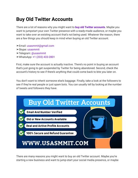 PPT - Buy Old Twitter Accounts PowerPoint Presentation, free download ...