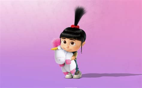 Agnes Wallpaper 4K, Unicorn, Despicable Me, 5K, 8K