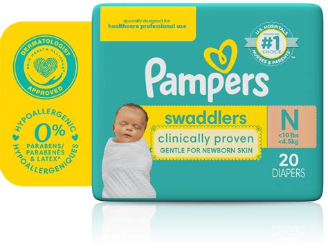 Pampers Swaddlers Healthcare Newborn 20 Count at Anna Weathers blog