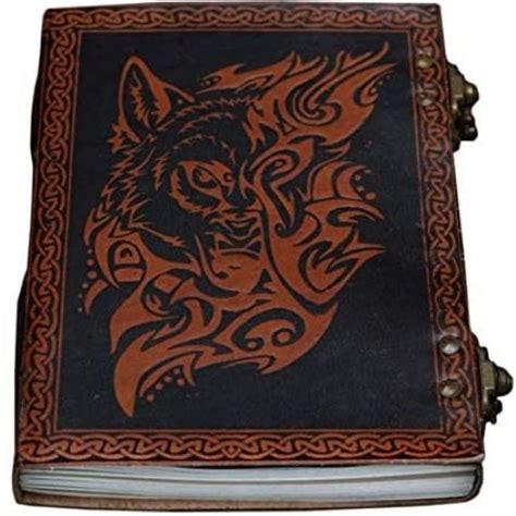 Leather Refillable Journals Wolf Color - Montexoo – montexoo