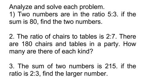 Image result for How to Solve Partitive Proportion