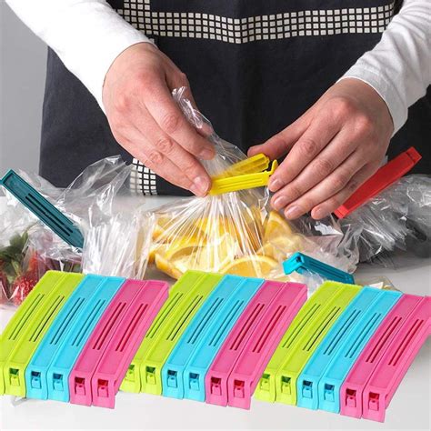 Buy Gamma Rays Retail 18PC Plastic Food bag clip sealer Pouch Clip ...