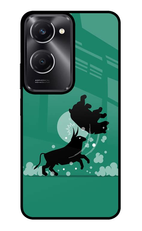Buy Now Bull Conqueror Glass Case for Vivo T3 Lite 5G Online | Casekaro