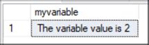 SQLite SQL Variable 的图像结果