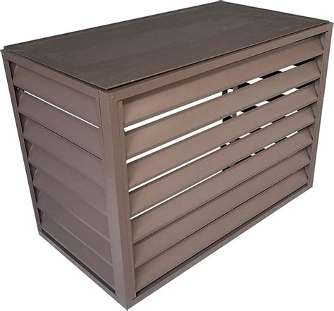 LFONDIGE Aluminium Cover for Air Conditioners and Heat Pumps, Cover for ...