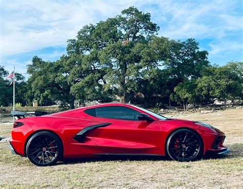 Chevrolet Corvette C8 Stingray Red Mist Vossen HF-4T | Wheel Front