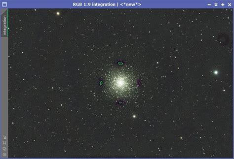 PixInsight Image Integration 的图像结果