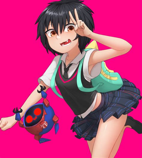 peni parker and sp//dr (marvel and 3 more) drawn by nyxkz | Danbooru
