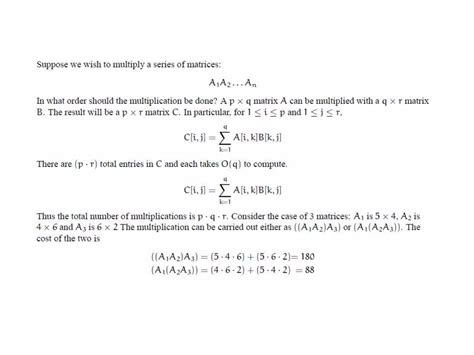 Matrix Chain Multiplication PPT 的图像结果