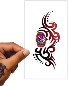 voorkoms Horse Tribal Temporary Tattoo Stickers For Male And Female ...