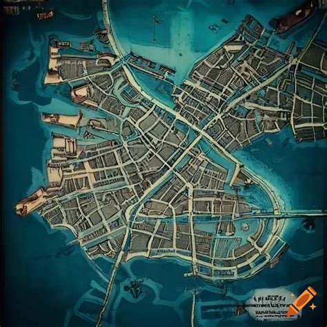 Victorian era map of london on Craiyon