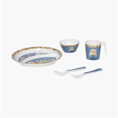 Buy Minions Dinner Set - 5 Pcs. from Home Centre at just INR 699.0