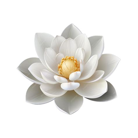 Premium PSD | Lotus flower clip art