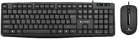 Amazon.in: Buy Coconut Cherry Wired K24 keyboard + M24 Mouse Combo with ...
