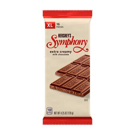 Hersheys Symphony Individually Wrapped X-Large Extra Creamy Milk ...