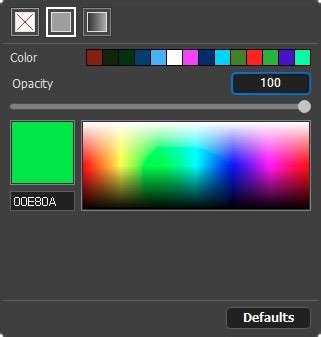 Filling Shapes and Curved Text in AliveColors