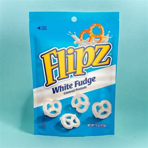 Flipz Pretzels White Fudge 212 Gramos - Dulces Americanos