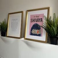 Buy Hanuman Chalisa - Hindu Indian Desi Wall Art Print Poster Online in ...