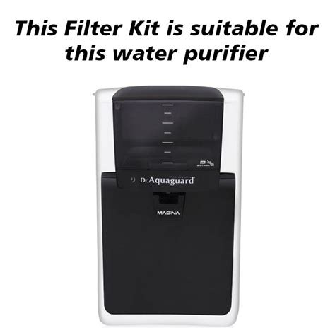 Bareeze Pure Service Filter Kit Compatible with Aquaguard Magna UV Wat ...