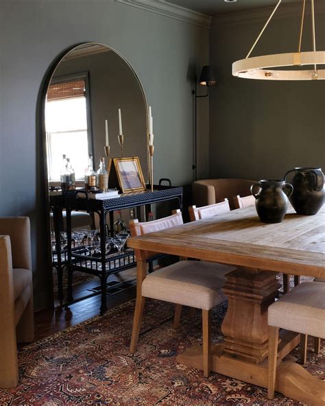 Edge Oak Wood Extra-Large Arched Floor Mirror 48"x80" + Reviews | Crate ...