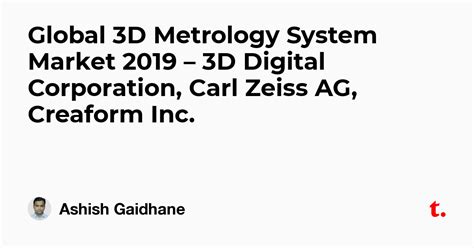 Global 3D Metrology System Market 2019 – 3D Digital Corporation, Carl ...