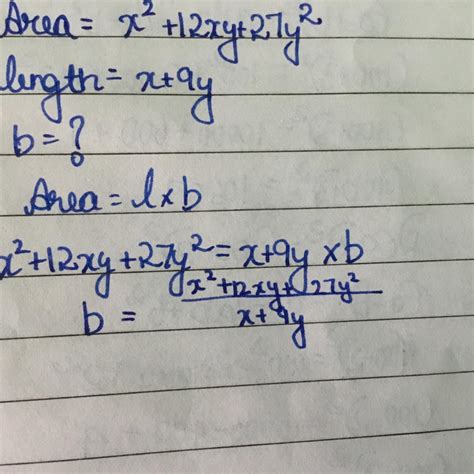 Area and length are given of the rectangle find the breath please help ...