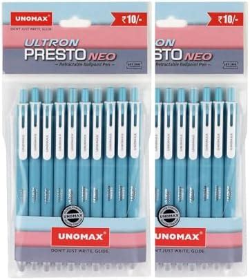 Unomax Ultron Neo 2X Liquid Ballpoint Pen-Pack Of 50 (A2X)|Assorted ...