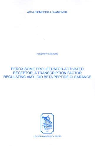 Buy Peroxisome Proliferator-Activated Receptor: A Transcription Factor ...