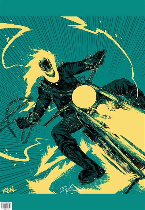 Ghost Rider Bike Poster – Posterwa