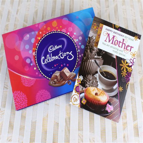 Cadbury Celebration Box and Birthday Card for Mother – Chocolate ...