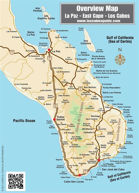 Cabo San Lucas Baja California Map