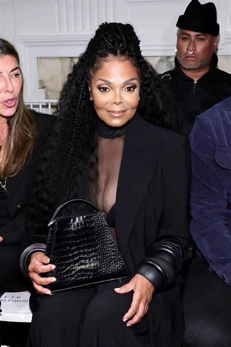 Janet Jackson Edges Up in a Mesh Top at Christian Siriano Fashion Show ...