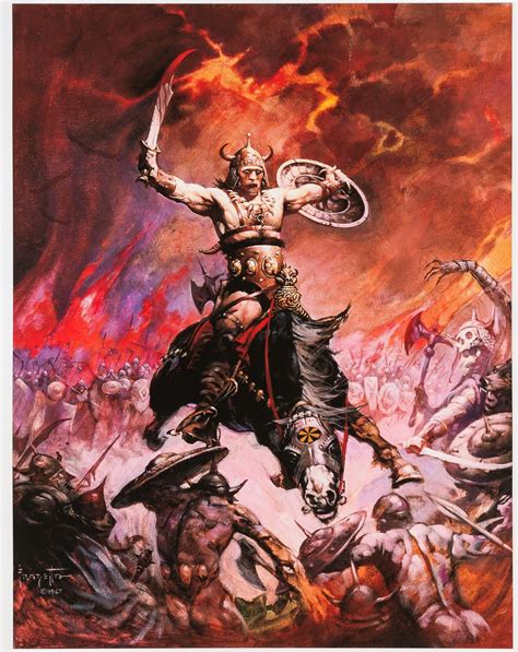Death Dealer (1973) by Frank Frazetta – Artchive