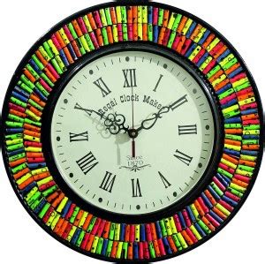 smart art wood carving Analog 40 cm X 40 cm Wall Clock Price in India ...