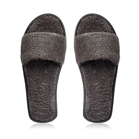 Buy MIFUZI Women's & Girls' House Soft Fur Slippers Open Toe Flats ...