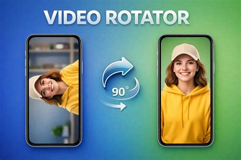 Video Rotator | Rotate Video 90 Degrees Left or Right Free
