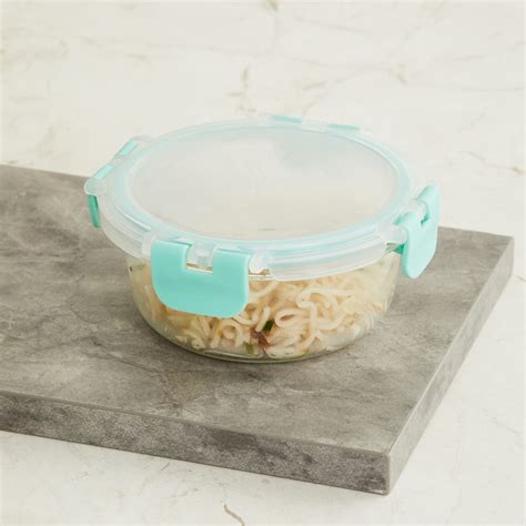 Buy Home Centre Palestine Transparent Glass Food Storage Container with ...