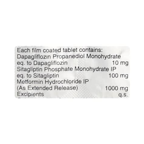 Dapavel Trio 1000mg Strip Of 10 Tablets: Uses, Side Effects, Price ...