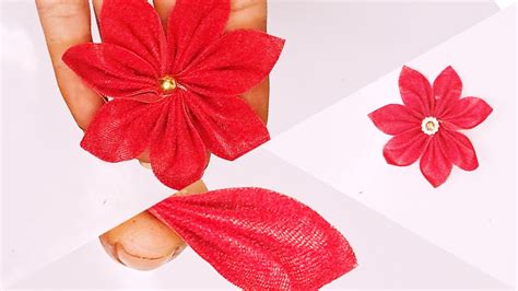 Image result for Cloth Flower Tutorial