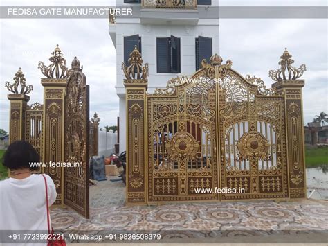 Folding Gate Design Hpl Gate Design Modern Fence Gate Steel Gate New ...