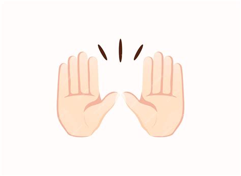 Raised Hand Emoji