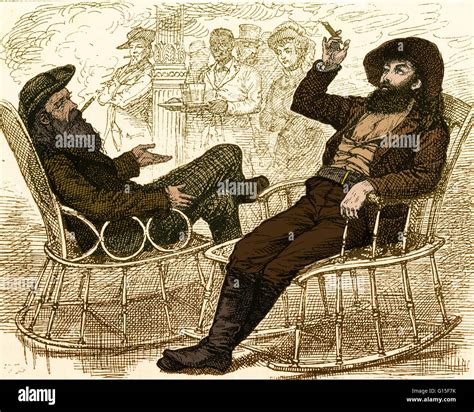 An illustration of William Frederick "Buffalo Bill" Cody and ...